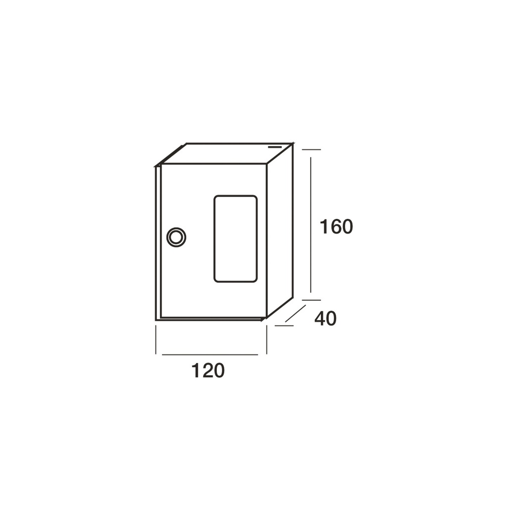 Caja Llave Emergencia - Puerta Cristal